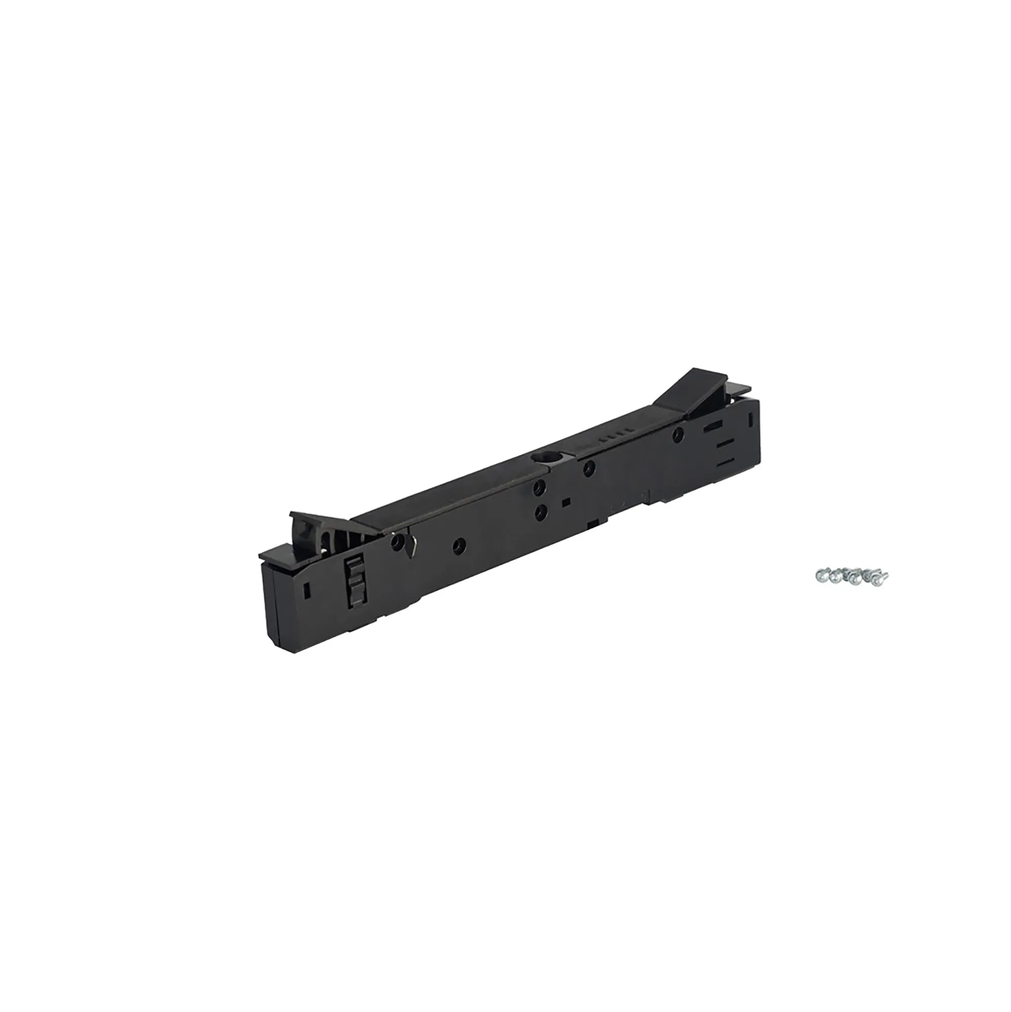 In-Trac Adapter 3 Circ. Track 6A Induct/ Resist Load Screwless Connection Data Bus 555 1 6533 2  Eutrac Adapters & Components-Black